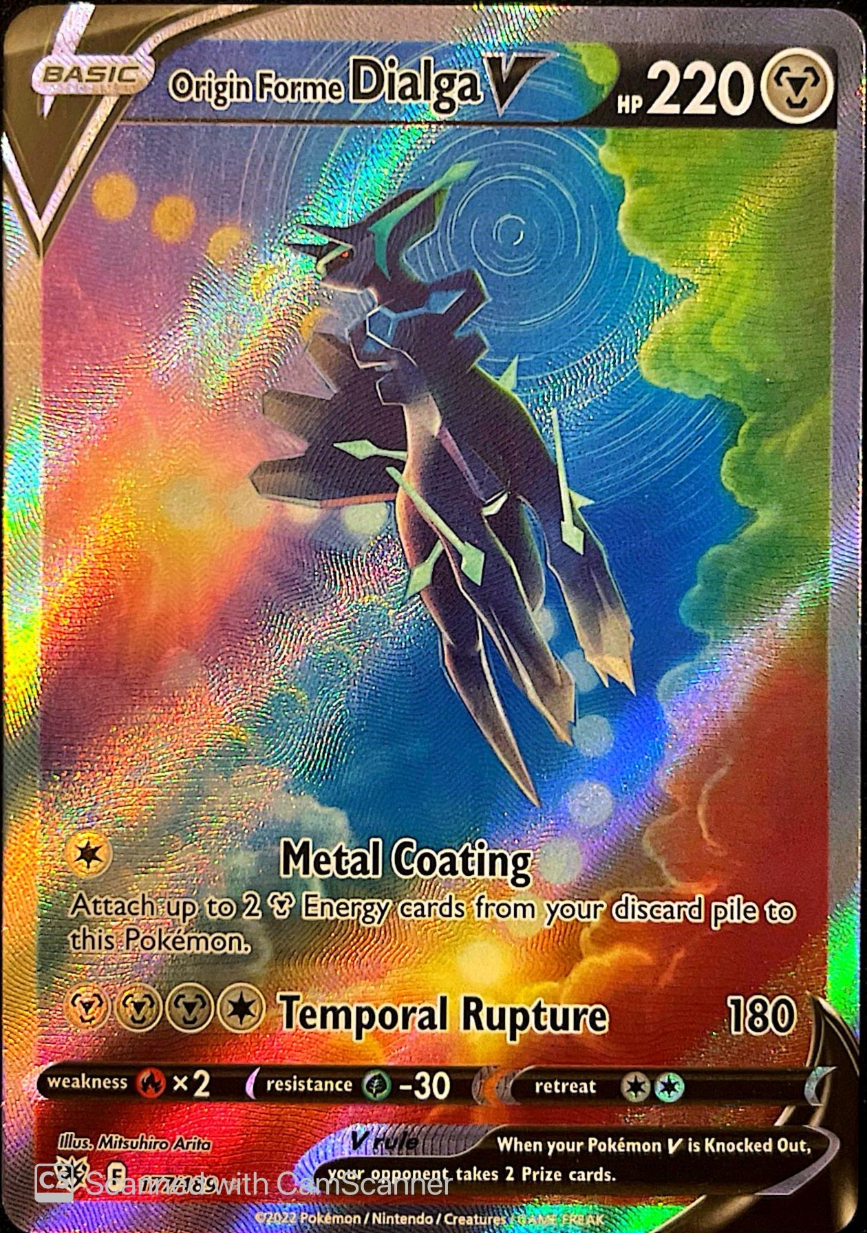 Origin forme dialga V #177